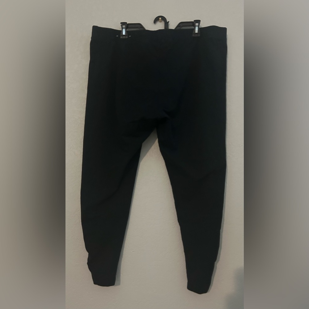 SOFT SURROUNDINGS black sweatpants leggings cotton ankle crop capri joggers 2X - Picture 6 of 8
